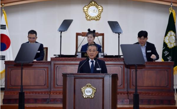 정성주 김제시장, 제10대 의회 첫 시정질문 답변 기사 이미지